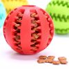 Dog Squeaky Chew Toy ;Tooth Cleaning Ball Bite Resistant