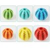 Dog Squeaky Chew Toy ;Tooth Cleaning Ball Bite Resistant